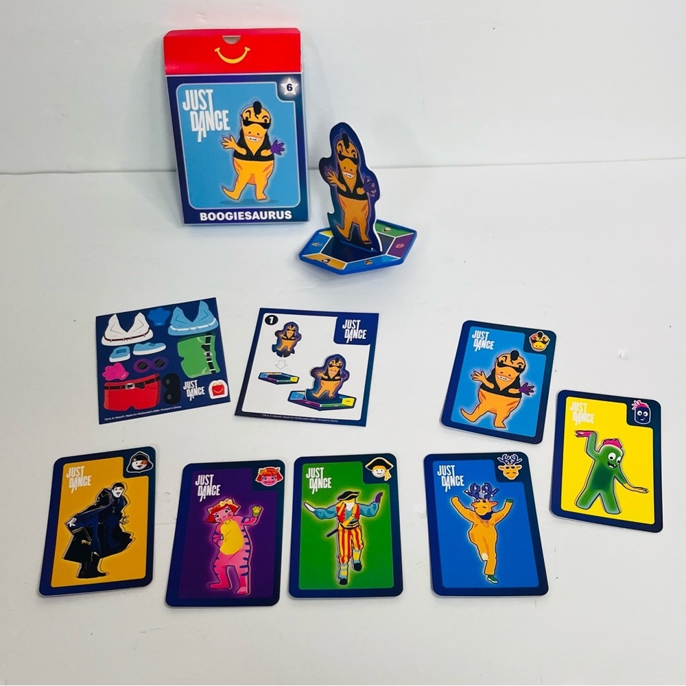 mcdonalds just dance boogiesaurus 2024 happy meal‎ toy